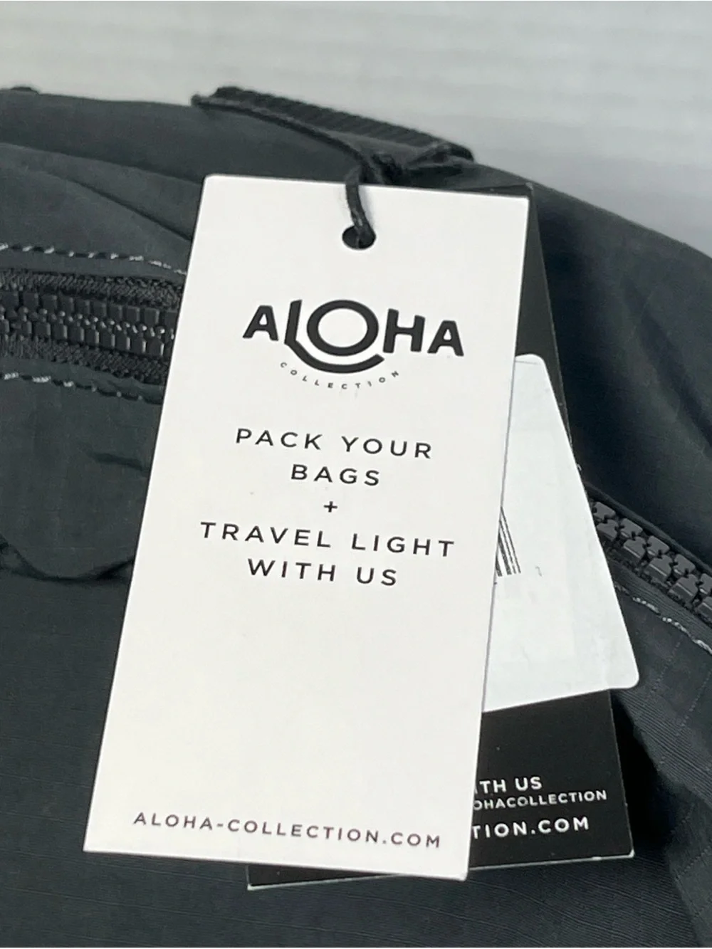 ALOHA Collection Keep It Light Backpack Monochrome Black NWT